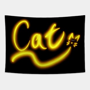 Glow Cat Tapestry