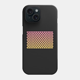 gradient with black arrows Phone Case