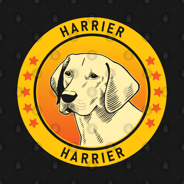 Harrier Dog Portrait by millersye