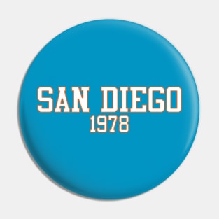 San Diego 1978 (variant) Pin