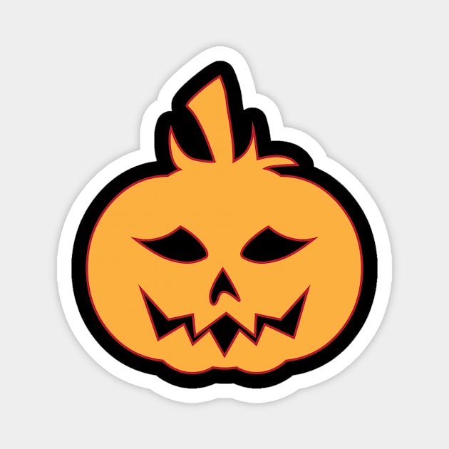 laughing pumpkin Magnet by MBshirtsboutique