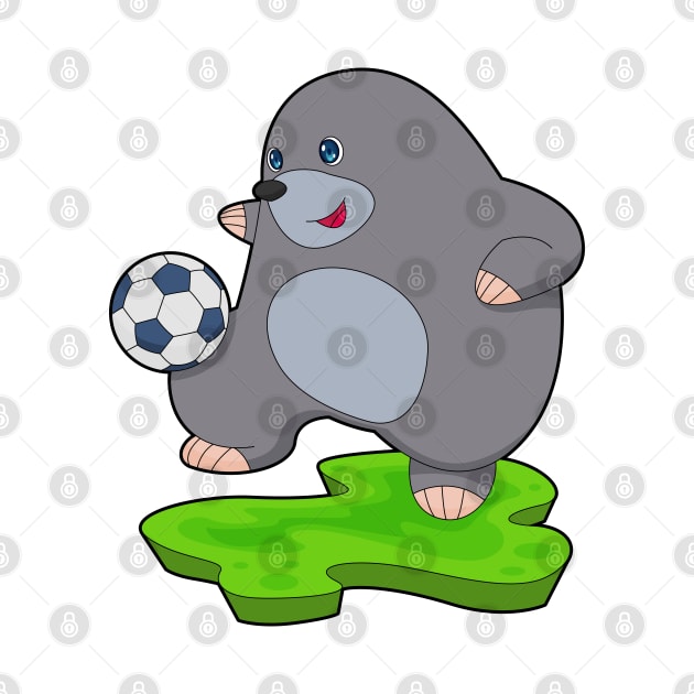 Mole Soccer player Soccer Sports by Markus Schnabel