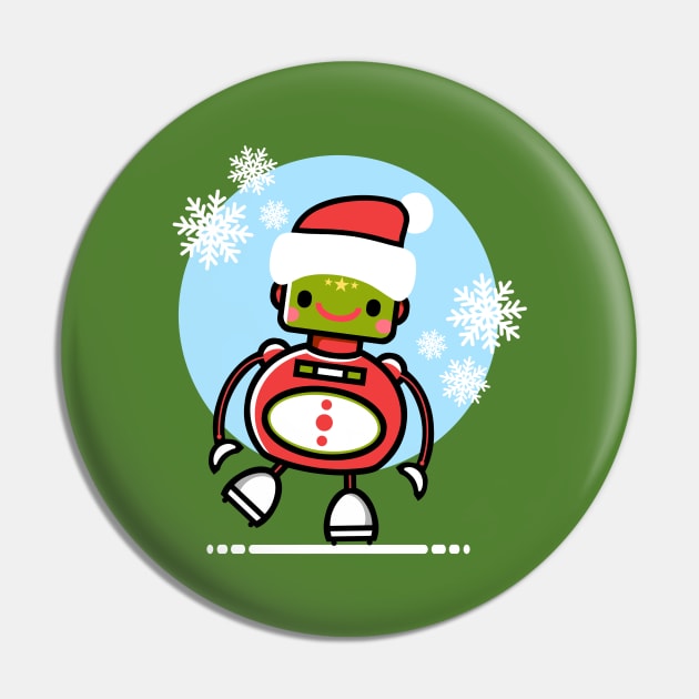 Ice skating Pin by AdrianaStore