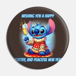 Happy New Year Stitch Pin