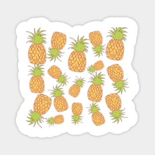 Golden pineapple design 101 Magnet