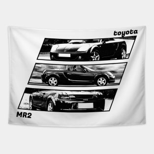 TOYOTA MR2 MK3 Black 'N White Archive 2 Tapestry