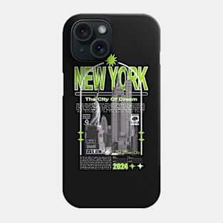 New York Design T-Shirt Phone Case