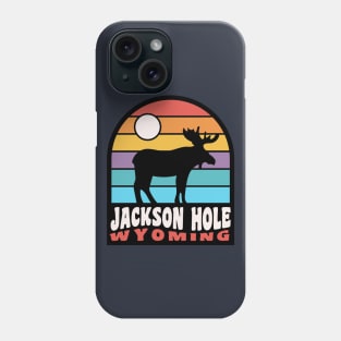 Jackson Hole Wyoming Moose Badge Phone Case