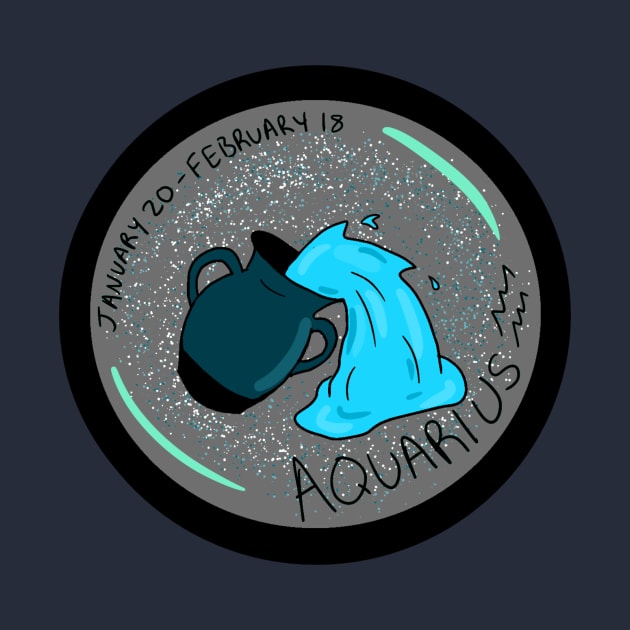 Aquarius Water-Bearer by SeaglassSorcery