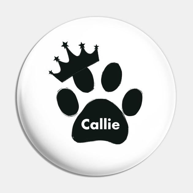 Callie cat name made of hand drawn paw prints Pin by GULSENGUNEL