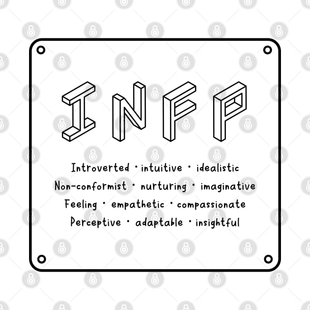 INFP Personality by Aome Art