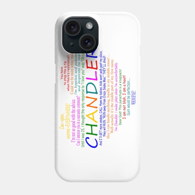 I Heart Chandler Quotes Phone Case by snknjak