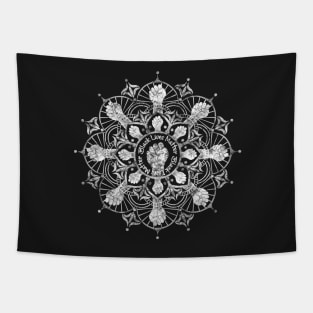 Black Lives Matter Pretty Distressed Mandala Design Tapestry