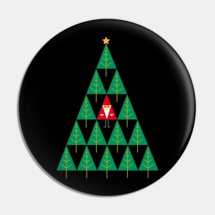 Nature Christmas Pin