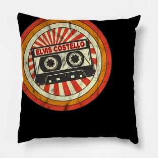 Costello Proud Name Retro Cassette Vintage Pillow