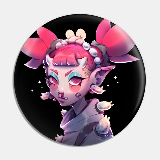 berry the demon girl Pin by gloomwastaken