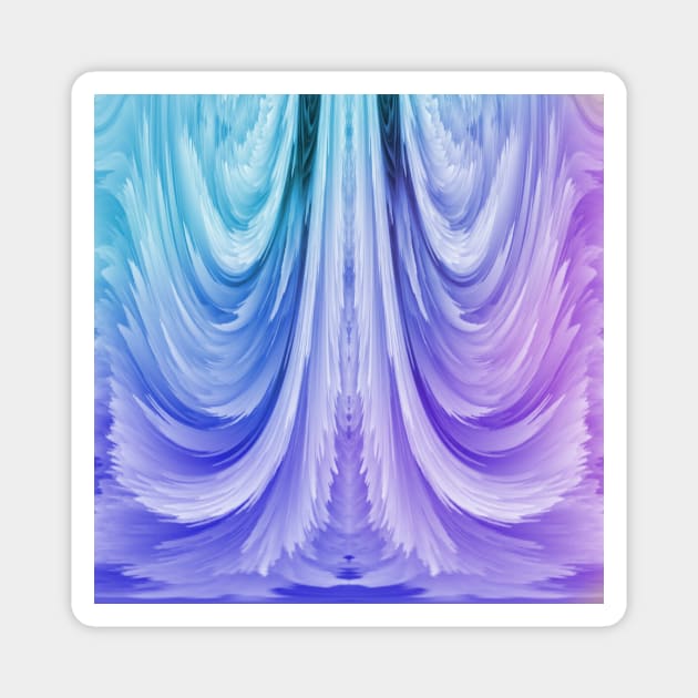 Purple Ombre Angel Wings Magnet by Moon Art