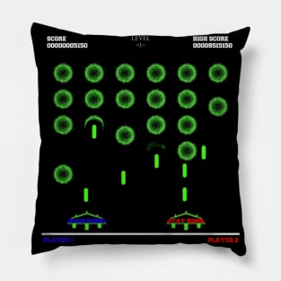 Corona virus game Pillow