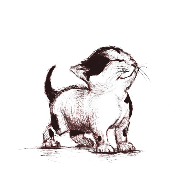 Happy kitten by Artofokan