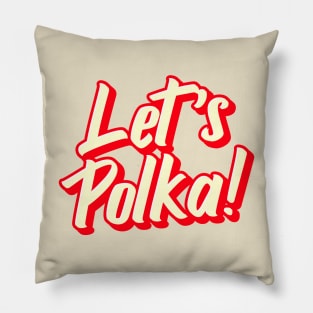 Let's Polka Cream Pillow