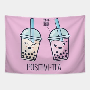 Positivitea Bubble Tea Tapestry