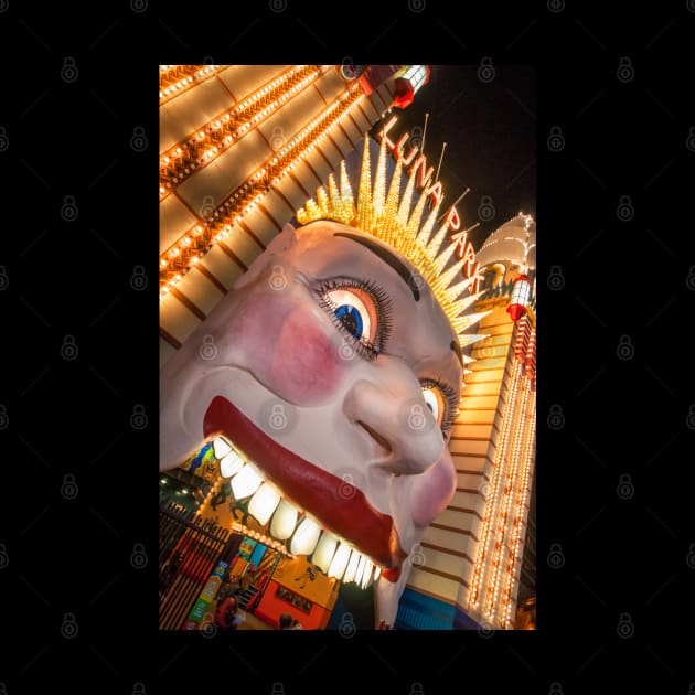 Luna Park Face at Night, Sydney, NSW, Australia by Upbeat Traveler