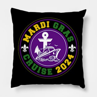 Mardi Gras Cruise 2024 Pillow