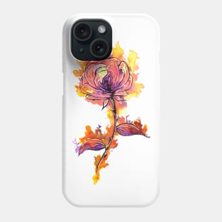 Burning Rose Phone Case