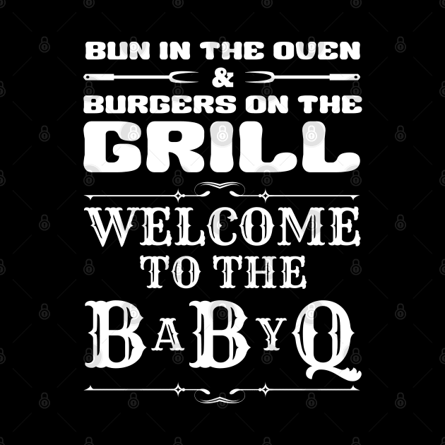 Bun in the oven burgers on the grill by All About Nerds