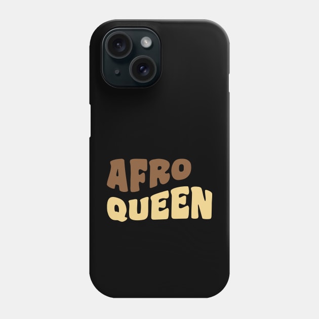 Afro Queen, Black Queen, Black Woman Phone Case by UrbanLifeApparel