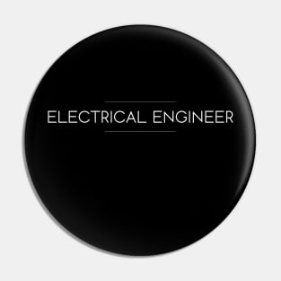 Electrical Engineer Minimalist Design Pin