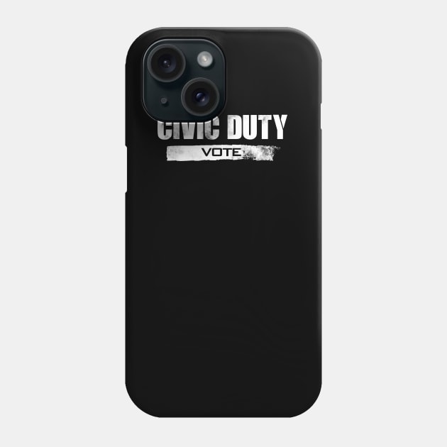 Civic Duty Black ops Phone Case by jonah block