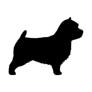 Norwich Terrier Silhouette(s) T-Shirt