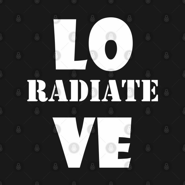 Radiate love by Qasim