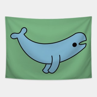 Cute Kawaii Beluga Whale Tapestry