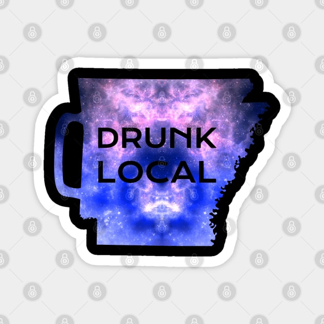 Drunk Local Arkansas Magnet by irvtolles