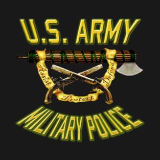 Military Police with Fascia and Crossed Pistols T-Shirt