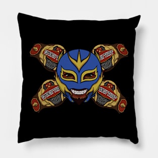 Wrestling Devil (no caption) Pillow