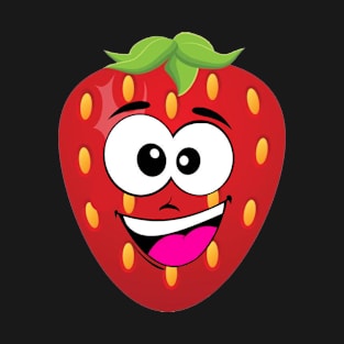 Strawberry smiley T-Shirt