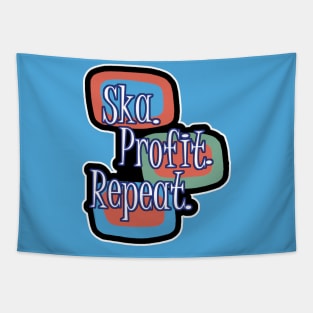 Ska Profit Repeat Retro Stack Tapestry