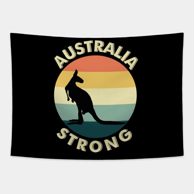 Australia Strong Kangaroo Retro Graphic T-Shirt Australia Strong Kangaroo Retro Graphic T-Shirt