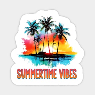 Summertime vibes - Made In The 80s Retro Magnet