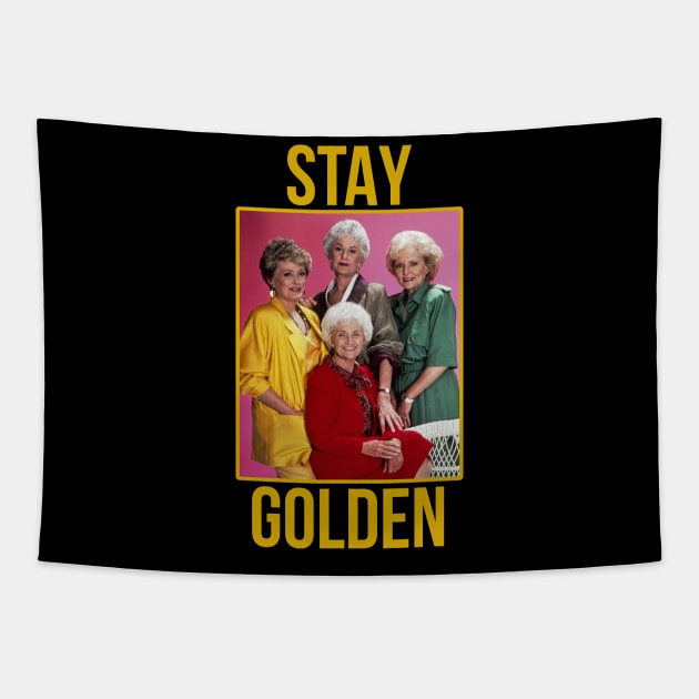 Stay Golden Tapestry by darklordpug