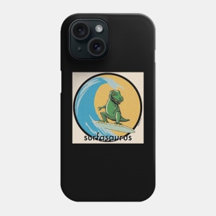 dino surfing Phone Case