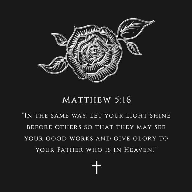 Bible verse - Matthew 5:16 by TAKALART