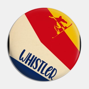 Vintage British Columbia Whistler mountain BC Pin