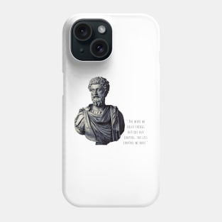 Great quote by Marcus Aurelius the great philosopher emperor Phone Case