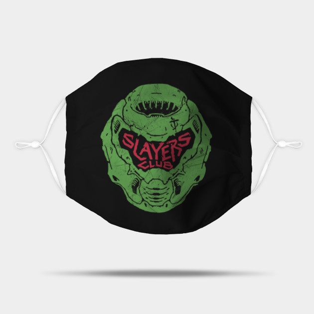Slayers Club - Slayers Club Gamer Geek Game Logo - Mask | TeePublic