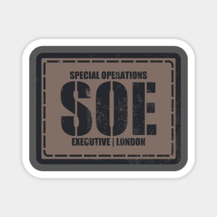 WW2 SOE Special Operations Executive (distressed) Magnet