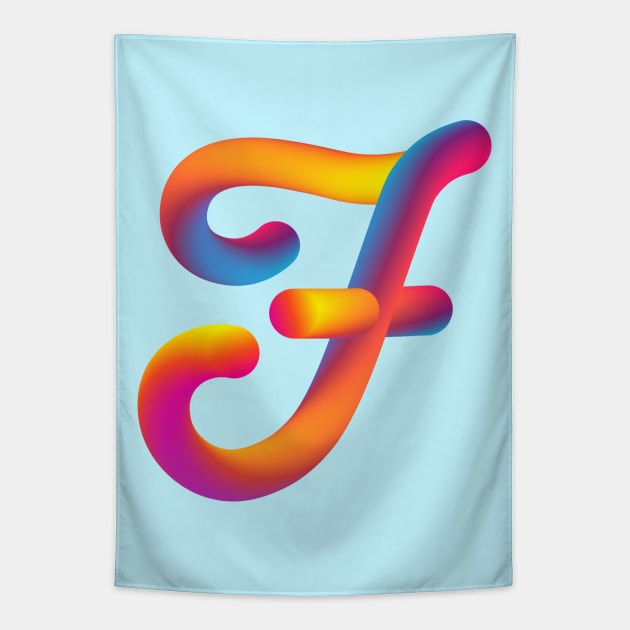 Curly F Tapestry by MplusC